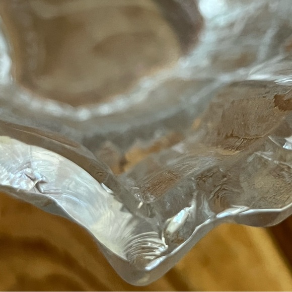 RARE-Vintage Iittala 1967 Tapio Wirkkala MCM signed  Alpine vase art glass - Picture 5 of 8